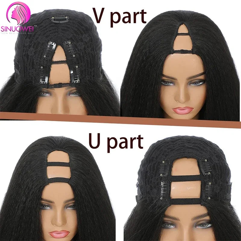 Short V Part Bob Wig