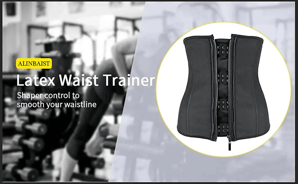 Women’s Latex Waist Trainer Body Shaper Corset