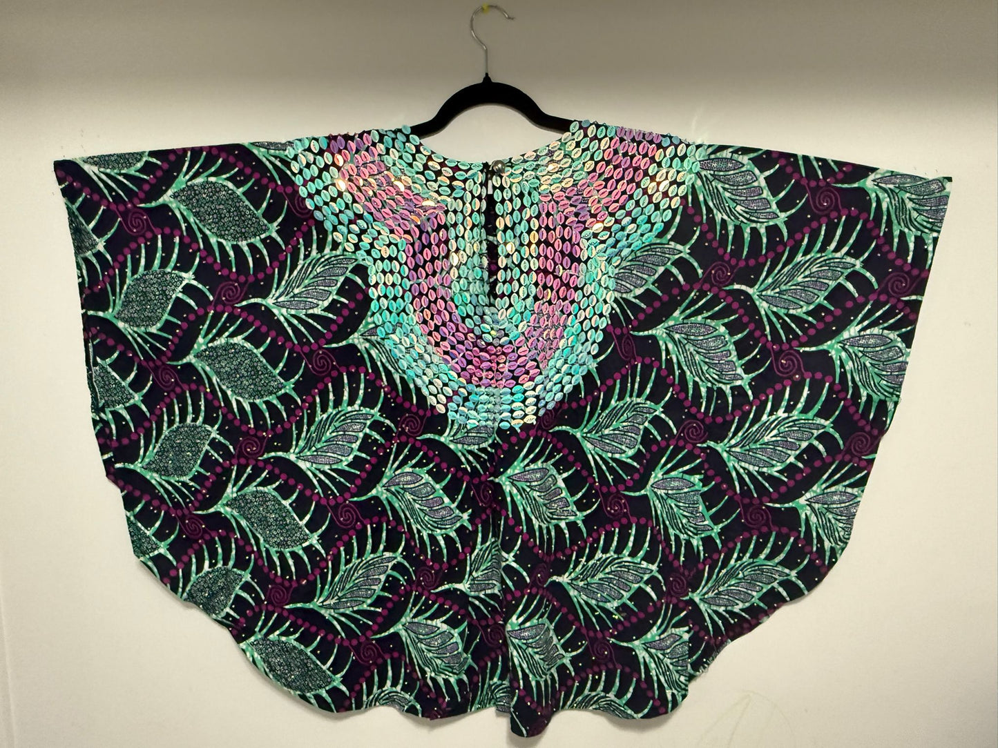 Short AFrican print Top
