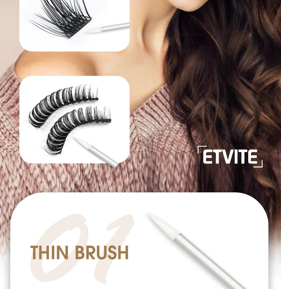 White Lash Glue for Individual Cluster Lashes