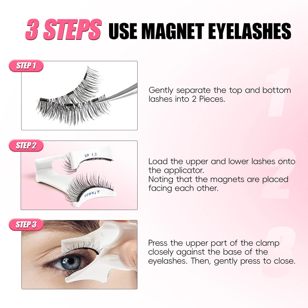 Reusable Magnetic Eyelashes Kit