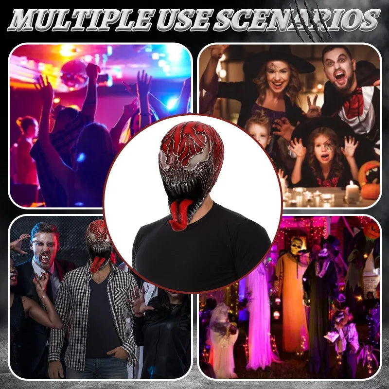Halloween Venom Long Tongue Mask