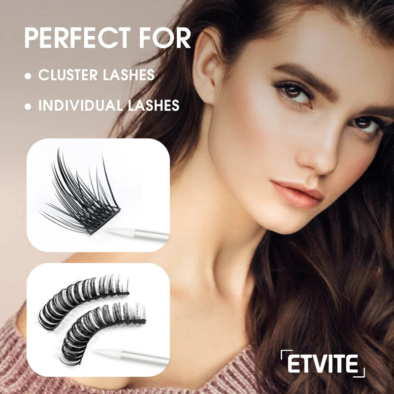 White Lash Glue for Individual Cluster Lashes