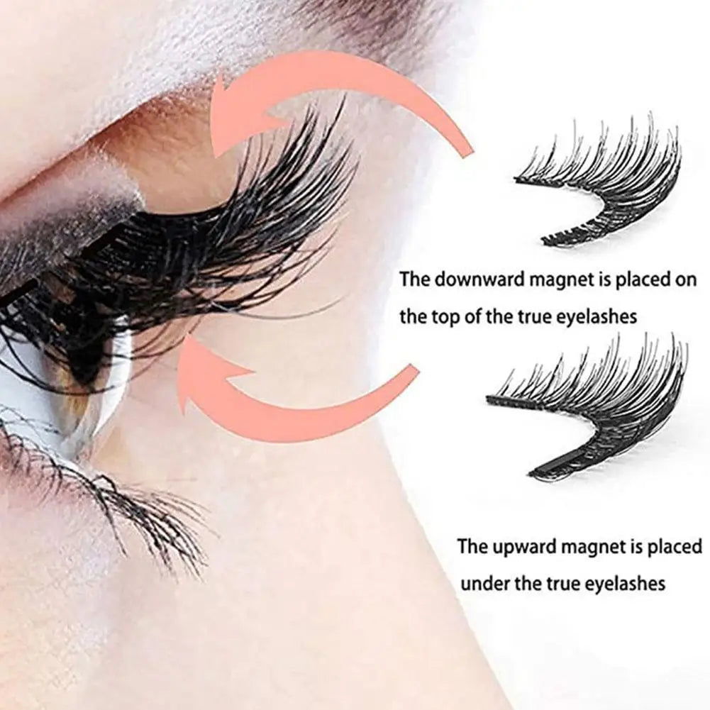 3D Natural Magnetic Eyelashes Set