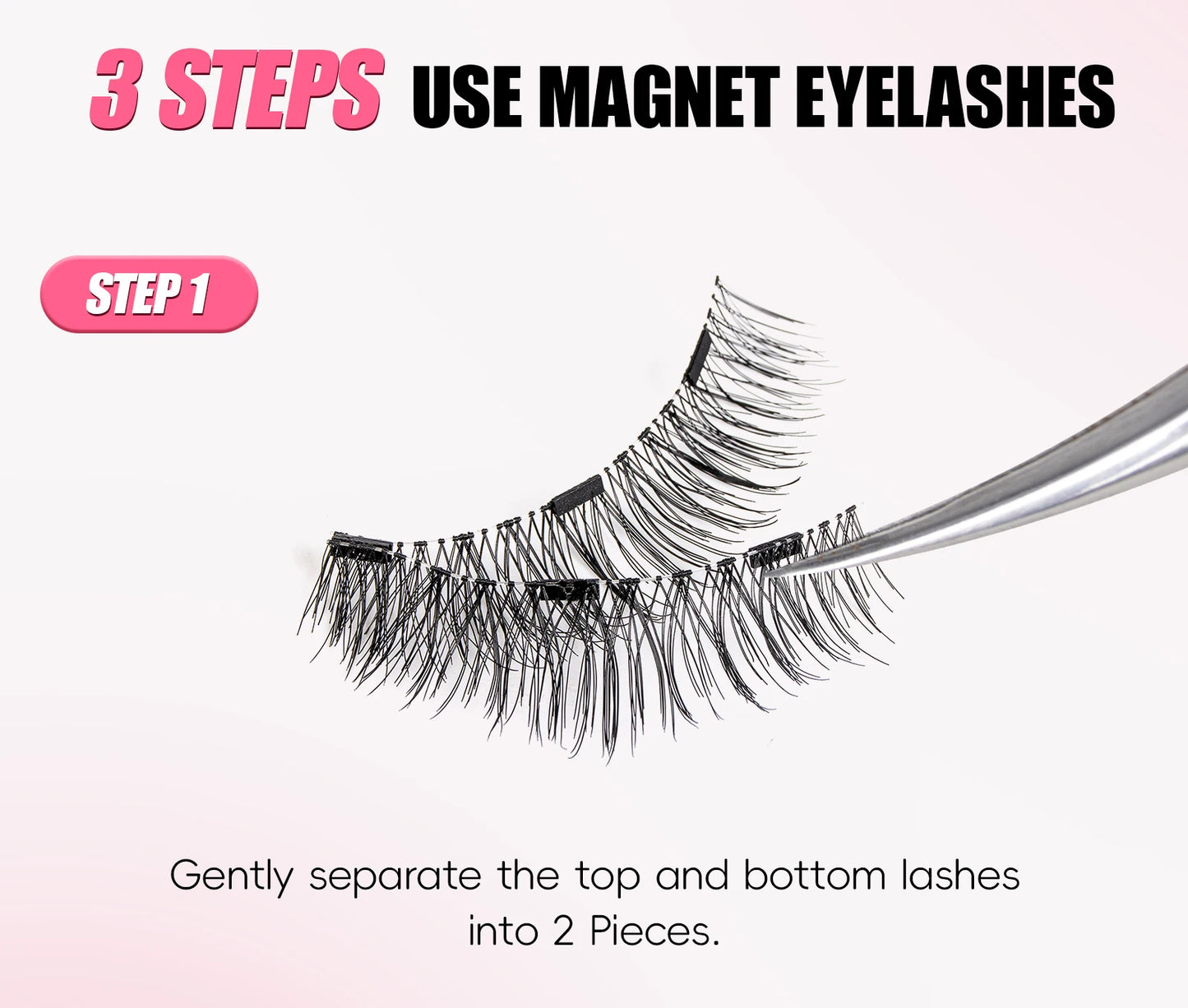 Reusable Magnetic Eyelashes Kit