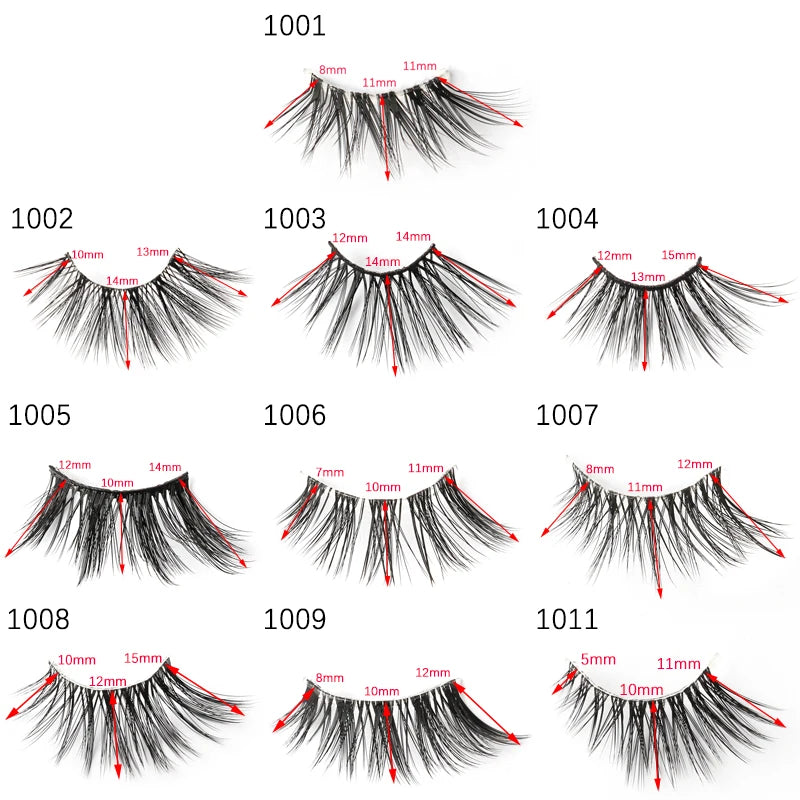 Reusable Half Eye Lashes Set