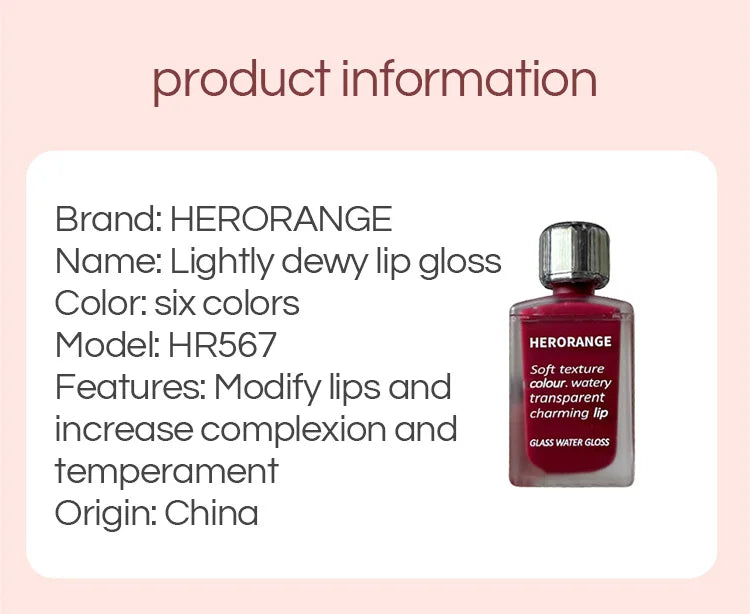 Herorange Lip Glaze