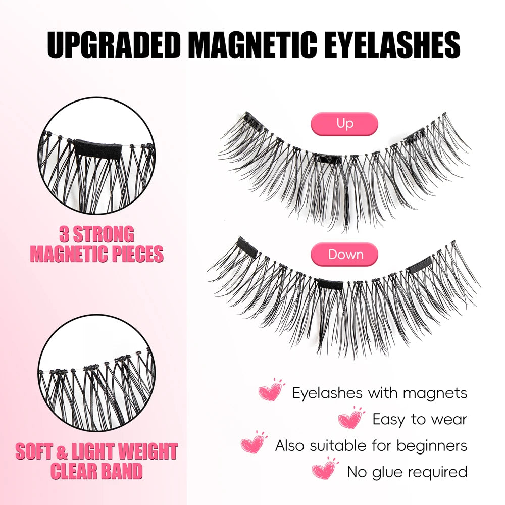 Reusable Magnetic Eyelashes Kit