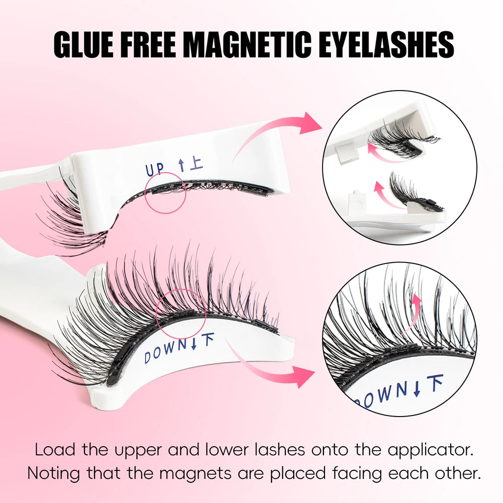Reusable Magnetic Eyelashes Kit