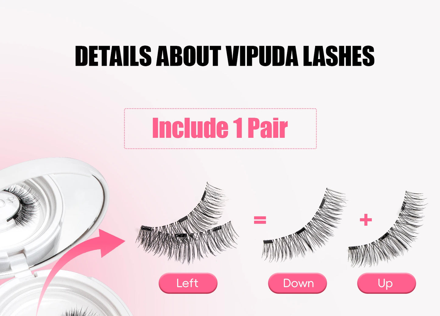 Reusable Magnetic Eyelashes Kit