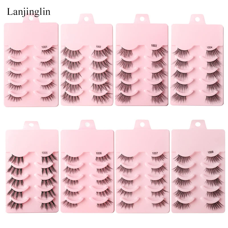 Reusable Half Eye Lashes Set