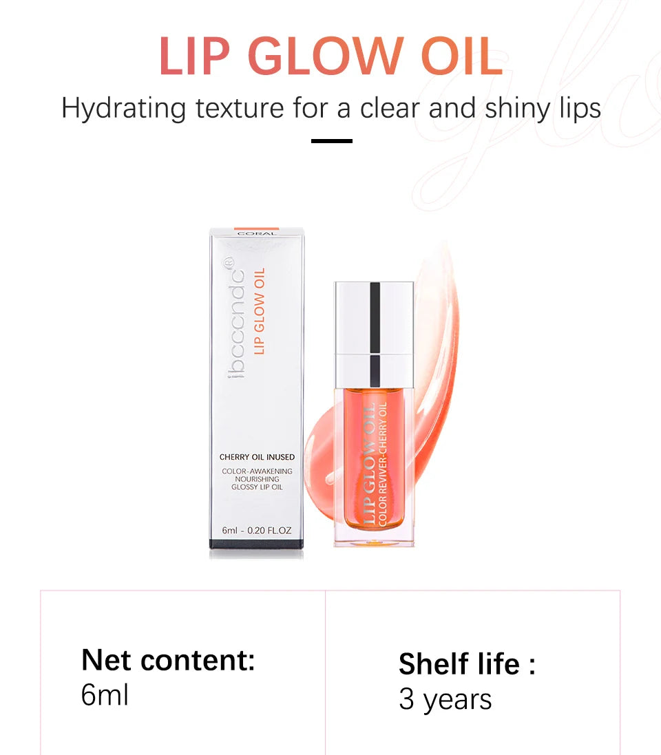 Moisturizing Lip Oil Gloss – Cherry Seed Infusion