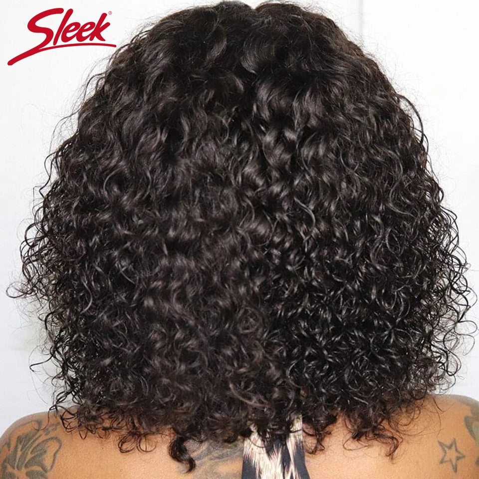 Jerry Curly Short Bob Wig with Bangs
