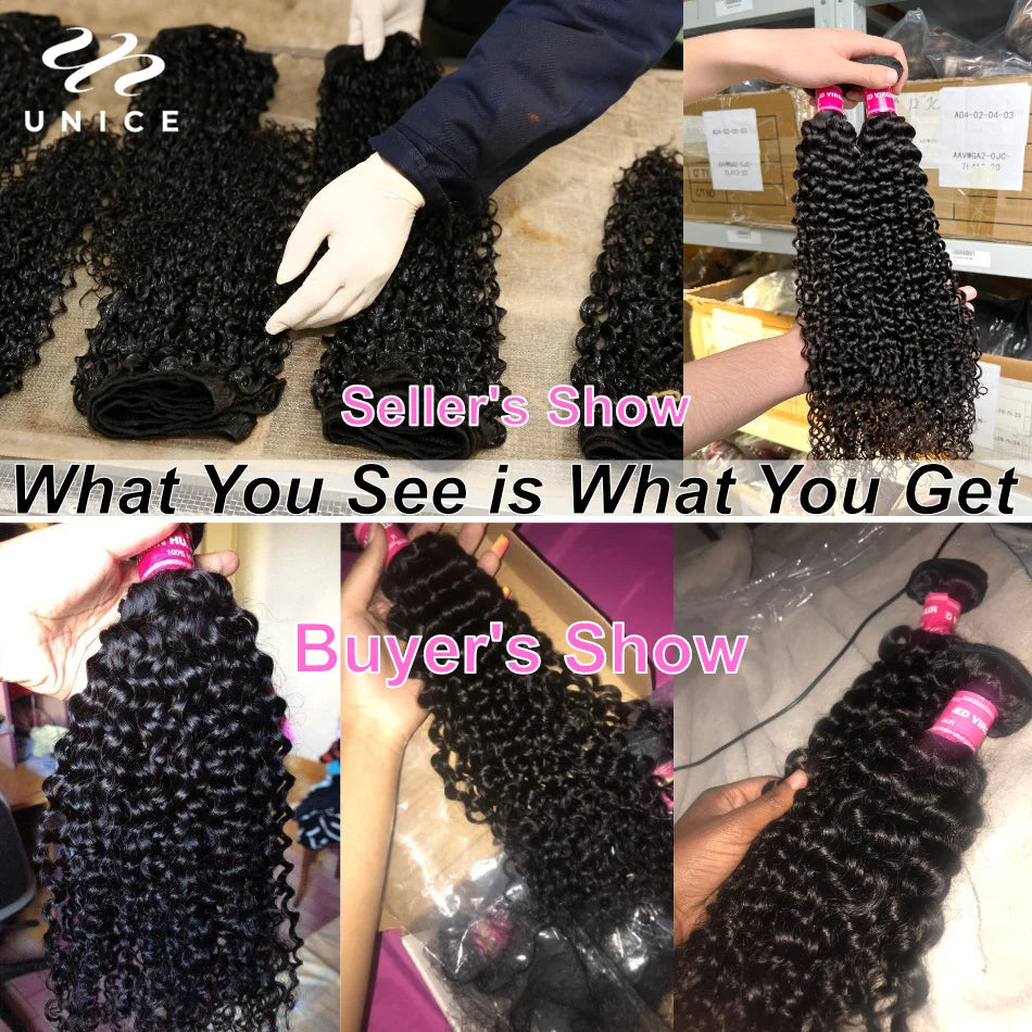 Curly Weave Bundles - 100% Human Hair