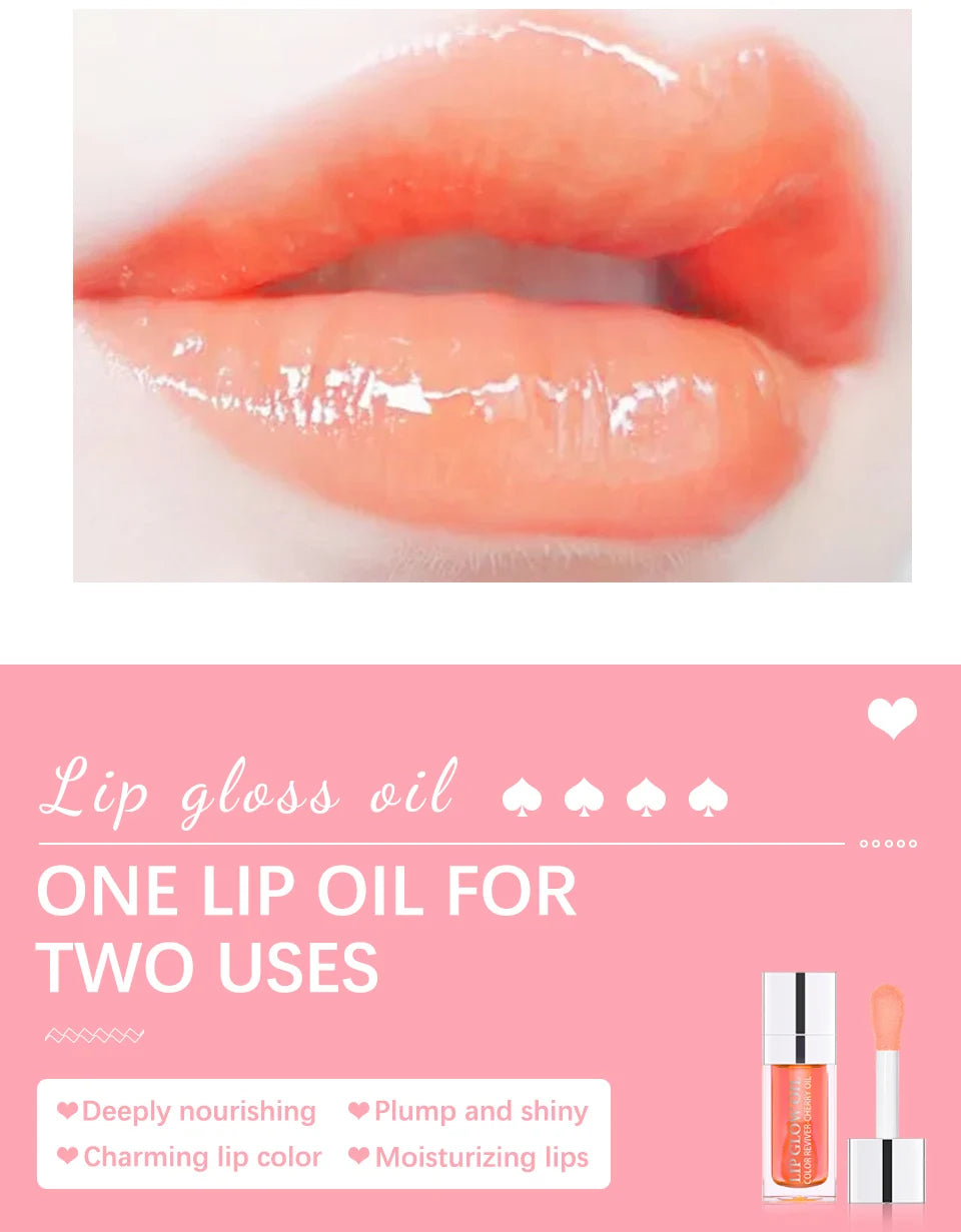 Moisturizing Lip Oil Gloss – Cherry Seed Infusion