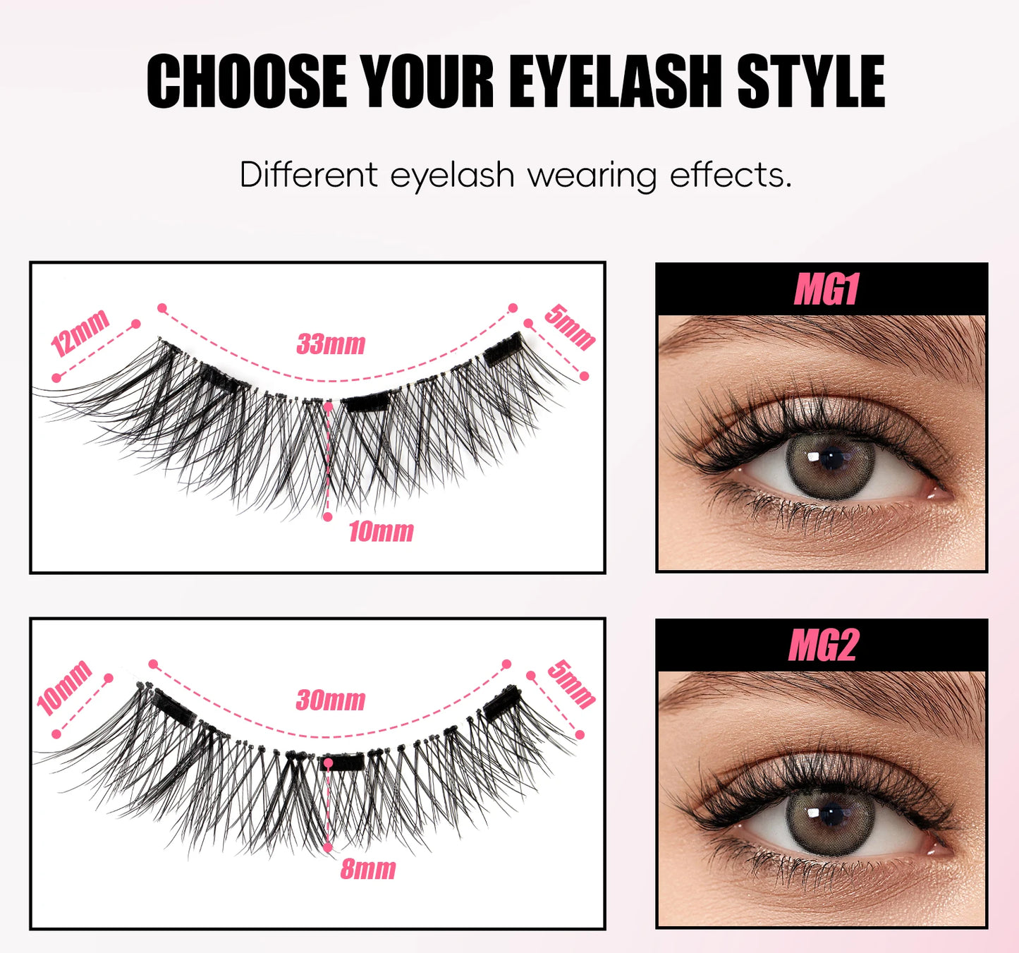 Reusable Magnetic Eyelashes Kit