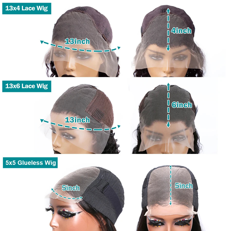 Transparent Short Bob Body Wave Lace Front Wig