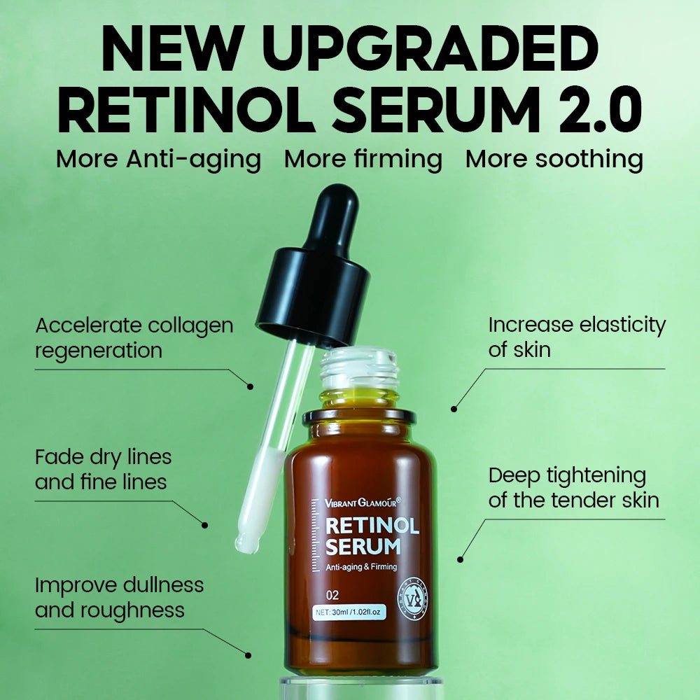 Retinol Face Cream and Serum Set