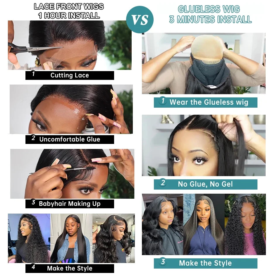 Transparent Short Bob Body Wave Lace Front Wig