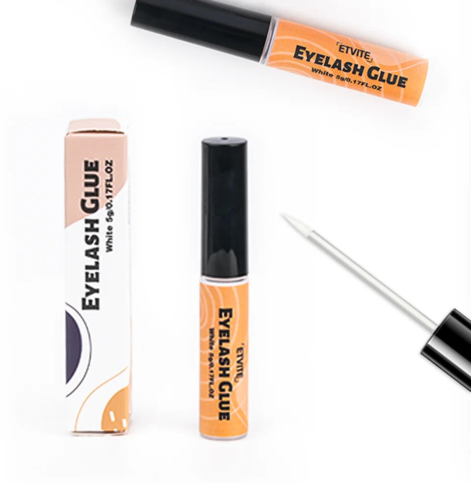 White Lash Glue for Individual Cluster Lashes