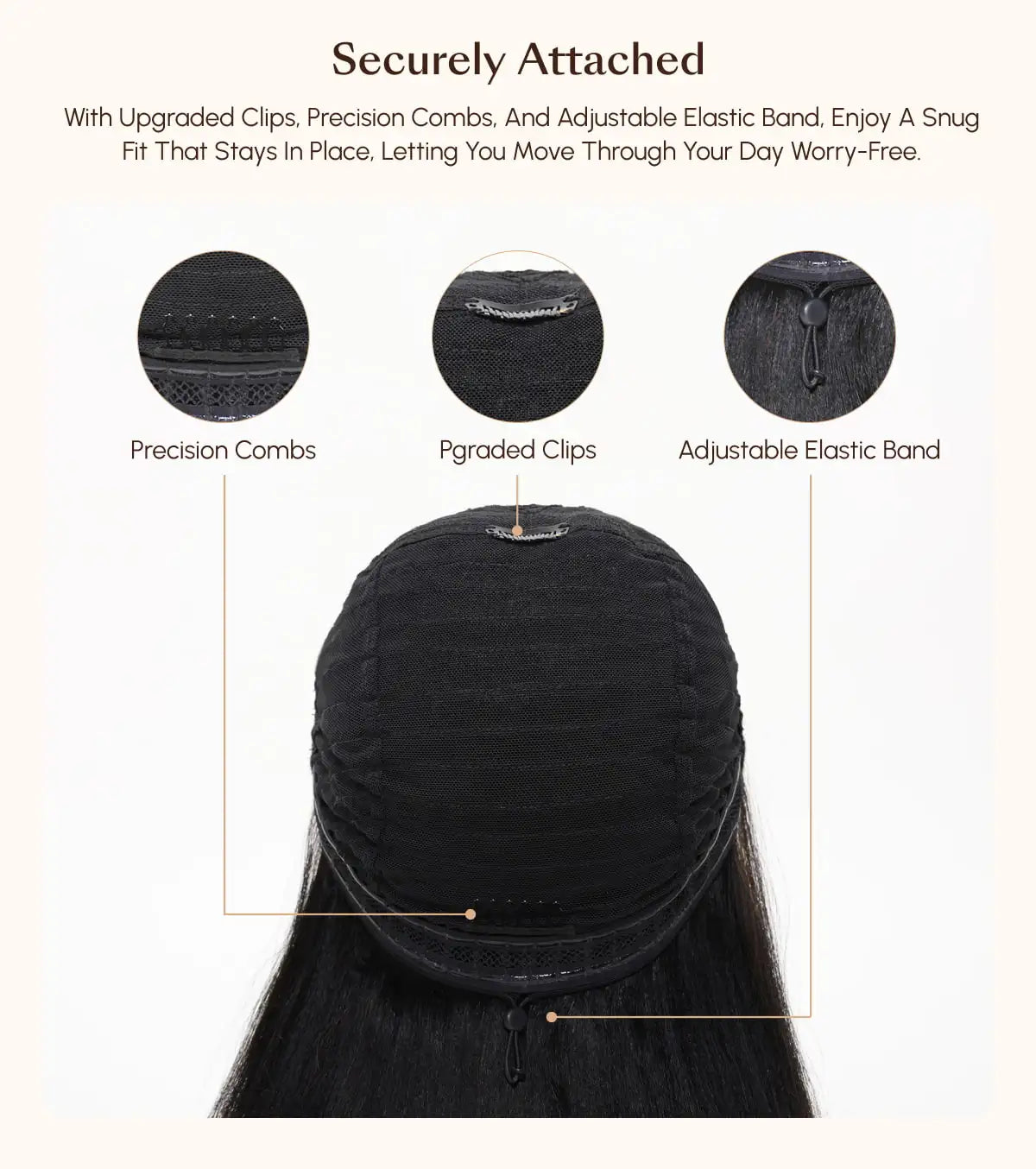 Kinky Curly Hair V Part Wig