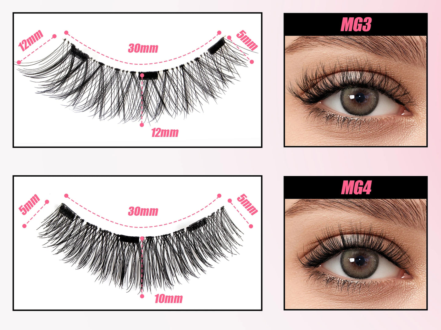 Reusable Magnetic Eyelashes Kit