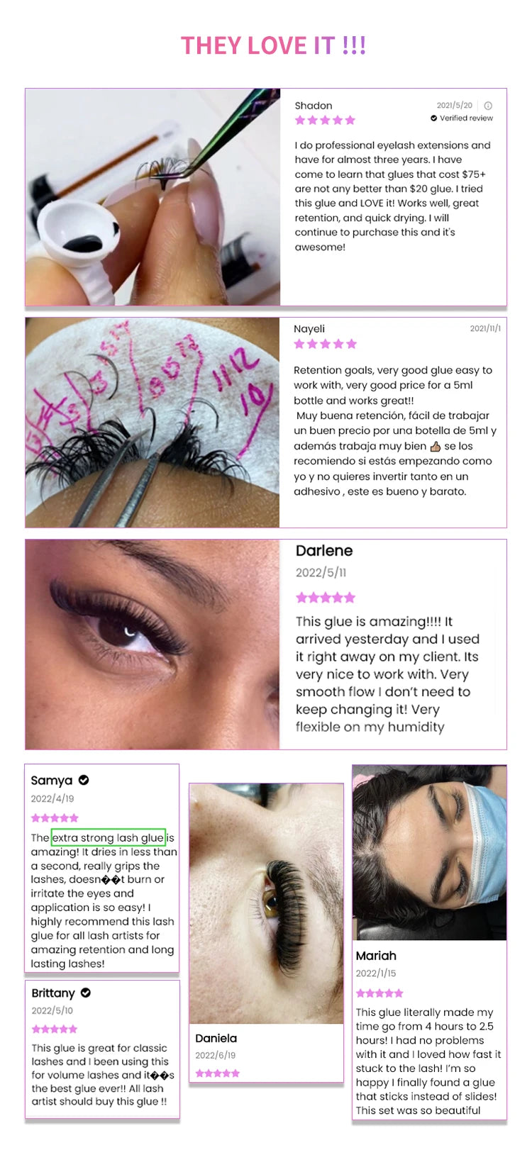 5ml Fast Drying Eyelash Extensions Glue