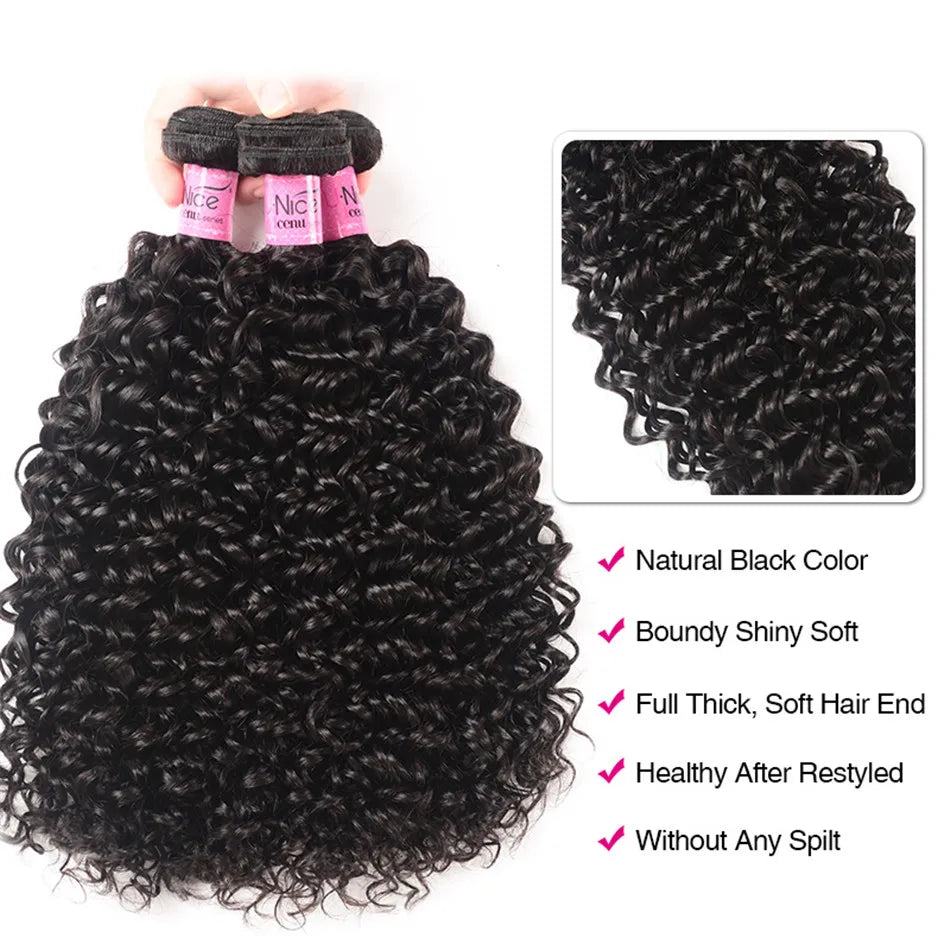 Curly Weave Bundles - 100% Human Hair