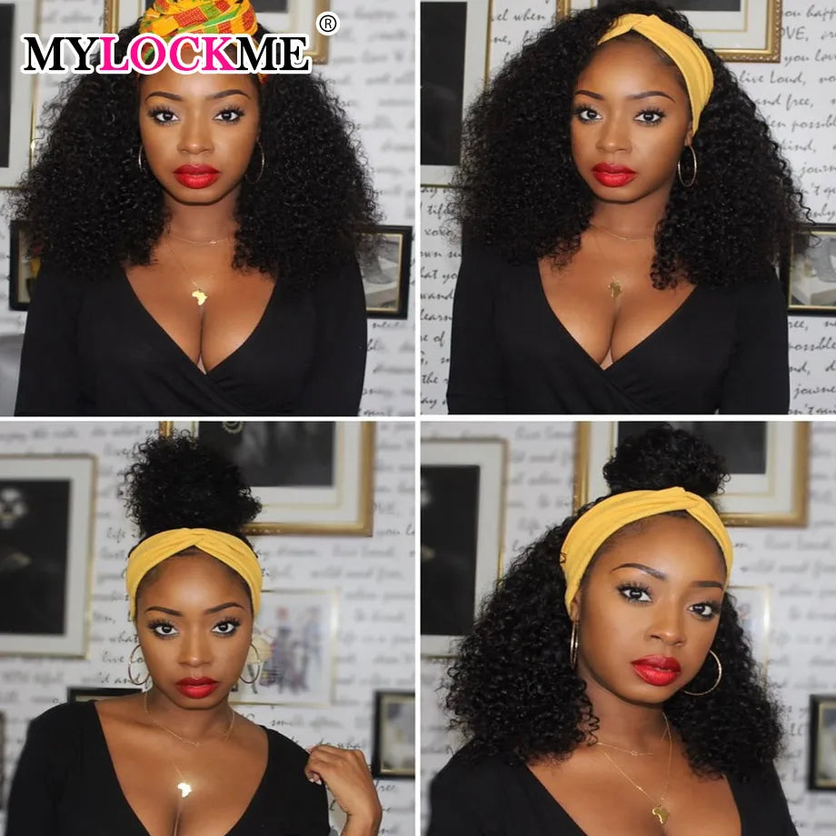 Kinky Curly Wig Human Hair