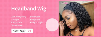 Kinky Curly Wig Human Hair