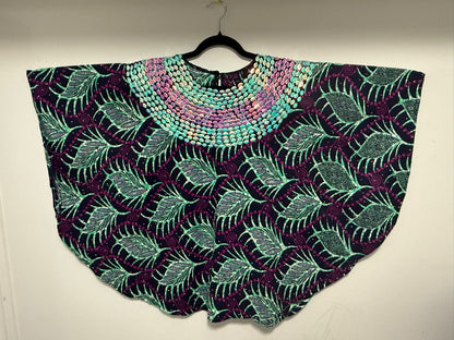 Short AFrican print Top