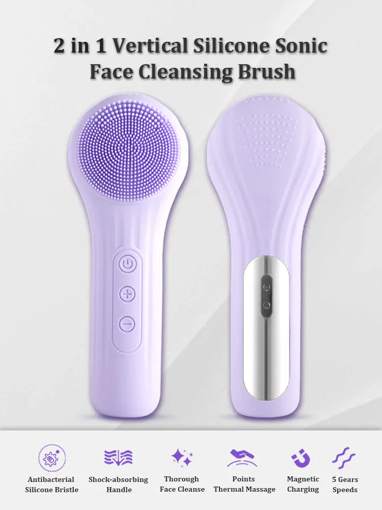 Sonic Waterproof Facial Cleansing Brush