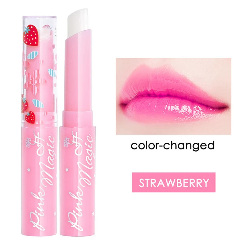 Strawberry Lip Balm - Temperature Color Changing