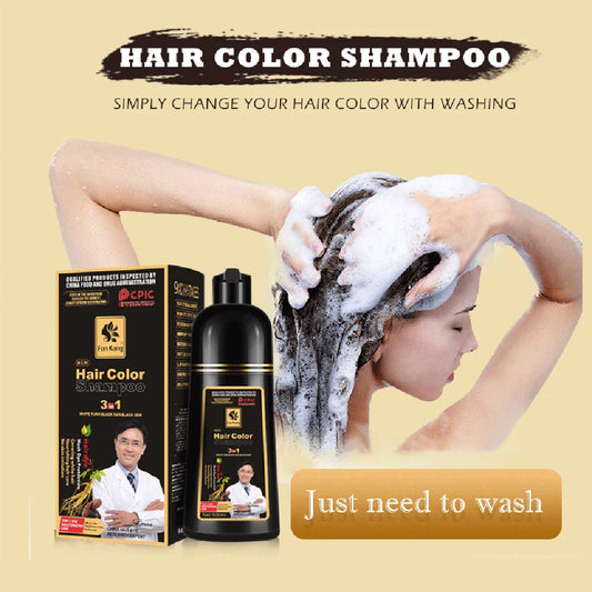 500ml Organic Permanent Hair Dye Shampoo