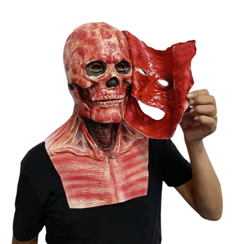 New Halloween Double Rip Mask