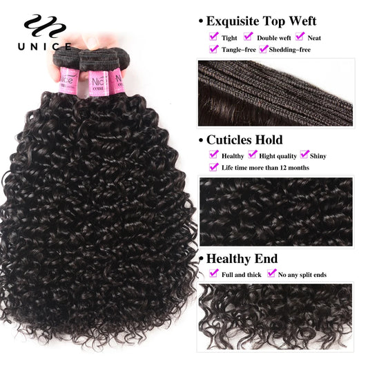 Curly Weave Bundles - 100% Human Hair