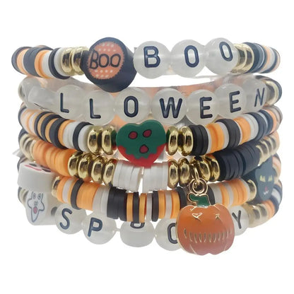 Halloween Pumpkin Head Bracelet