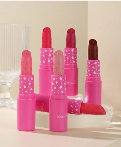 Waterproof Rose Red Velvet Matte Lipstick 9 Colors