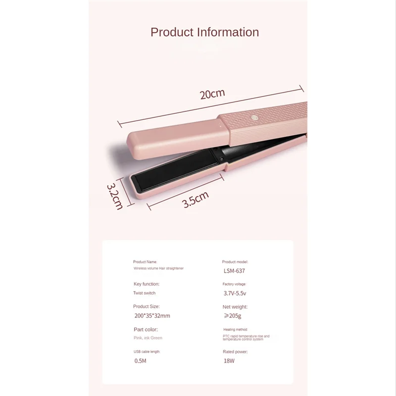 Wireless Hair Straightener