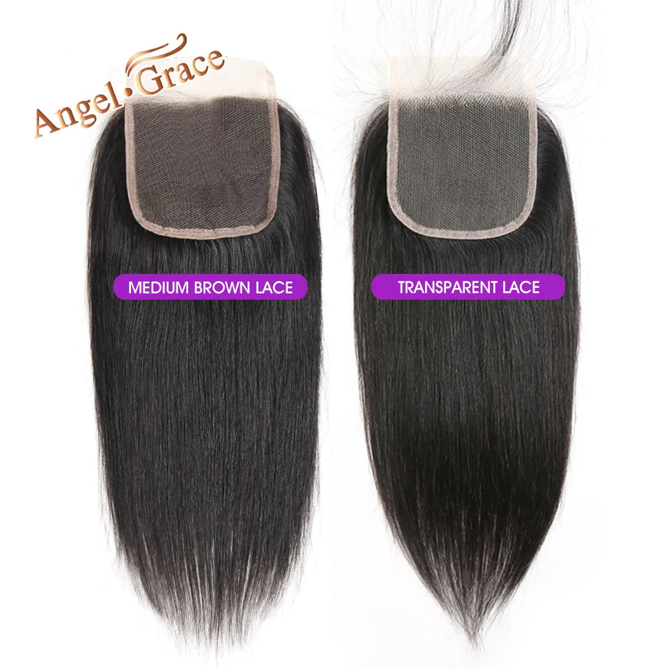 Straight Hair Bundles with Closure