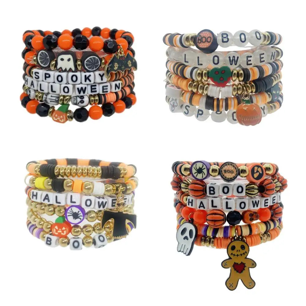 Halloween Pumpkin Head Bracelet