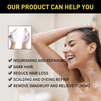 Natural Herbal Hair Dye Shampoo