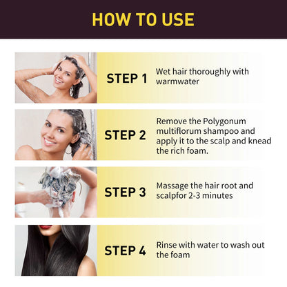 Natural Herbal Hair Dye Shampoo