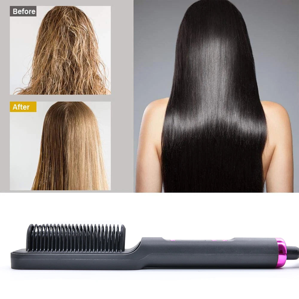 Electric Hot Comb – Multifunctional Straightening Brush