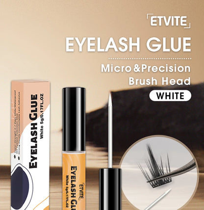 White Lash Glue for Individual Cluster Lashes
