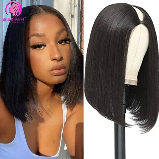 Short V Part Bob Wig