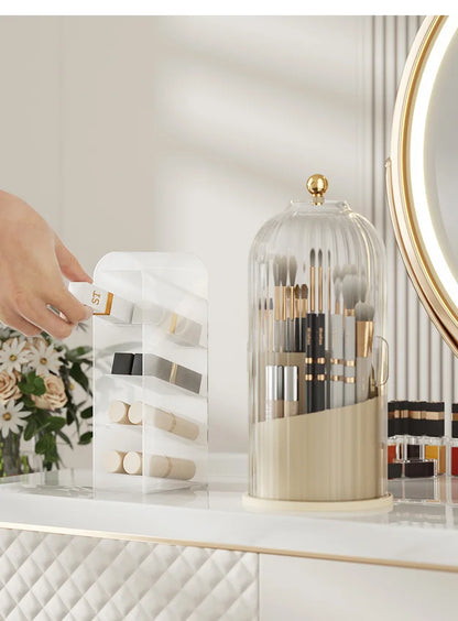 360° Rotating Makeup Brush Holder