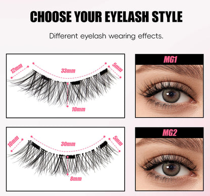 Reusable Magnetic Eyelashes Kit