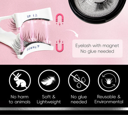 Reusable Magnetic Eyelashes Kit