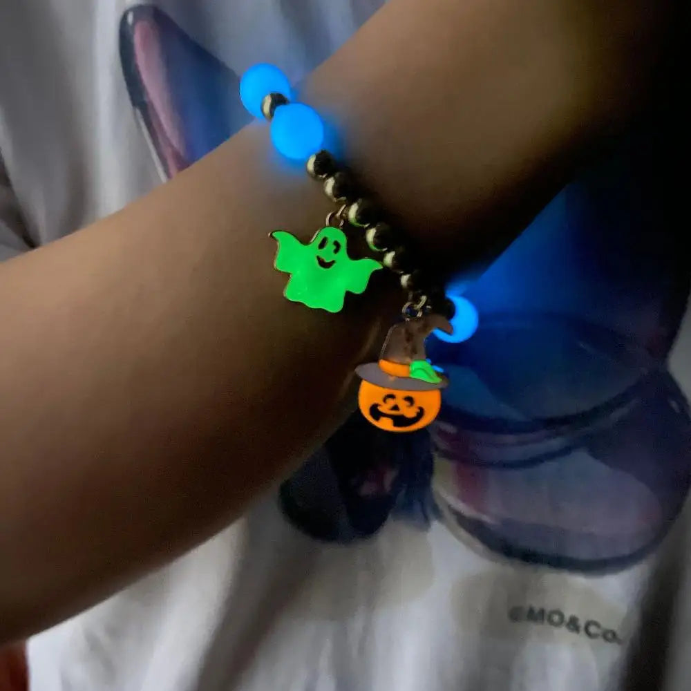 Halloween Pumpkin Head Bracelet